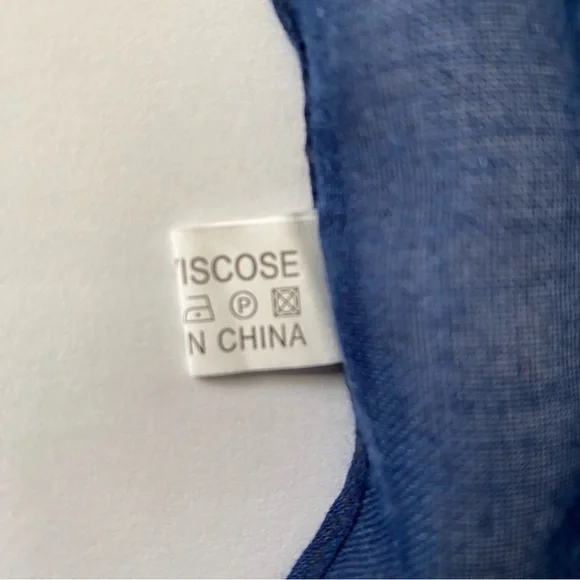 Patchwork Bandana print rayon tassel trimmed scarf - Picture 7 of 8